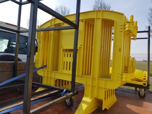 Dranghek 1,25m kunststof 